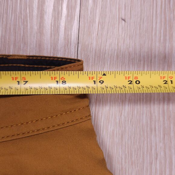 Prana Stretch Zion Hiking Pants Mens 36x32(31) Straight Fit Trail Stretch Orange - Picture 13 of 16